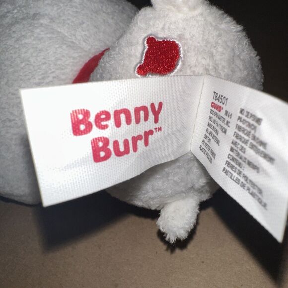 NEW GUND Drops Plush Benny Burr White Bear Stuffed Animal NEW - Picture 7 of 11